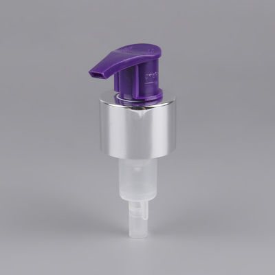 Aluminum Purple Lotion Dispensing Pump 28/410 Body Wash