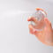 Boş 20ml Plastik Parfüm Kartı İnce Mist Sprey Şişesi Şeffaf Doldurulabilir Yuvarlak