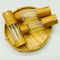 Altın Bambu Havasız Pompa Şişesi 30ml 1.01oz Kozmetik İçin Havasız Dağıtıcı Bambu Konteynerler